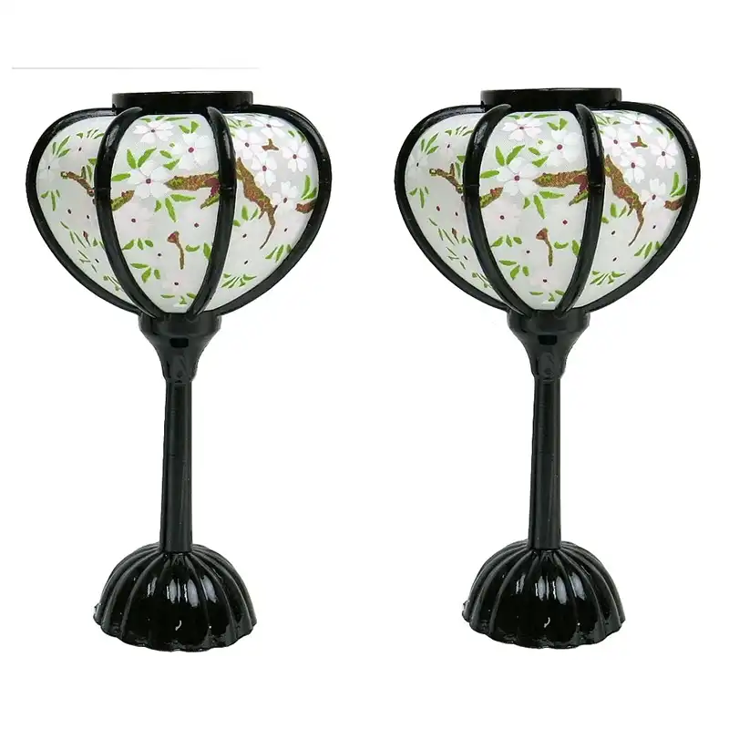 豆ぼんぼり 丸型雪洞 黒塗 12cm